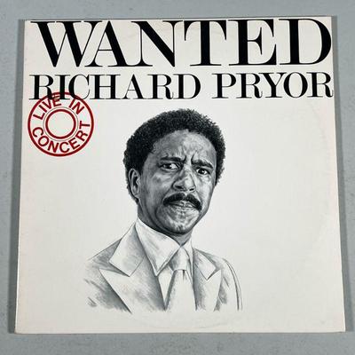 RICHARD PRYOR COMEDY ALBUM | Richard Pryor "Wanted" Comedy vinyl record album Live in Concert (2BSK 3364)