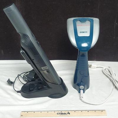 Shark Detail Vacuum And Conair Handheld Steamer 