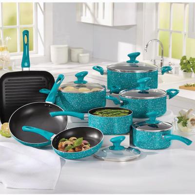 Ginny’s 13 Piece Granite Aluminum Cookware Set NEW