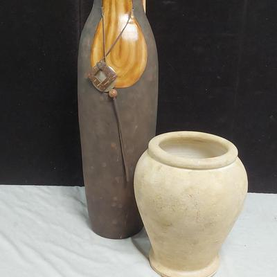20” and 10” tall Unique Vases