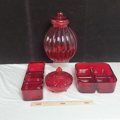 Ruby Red Glass! 