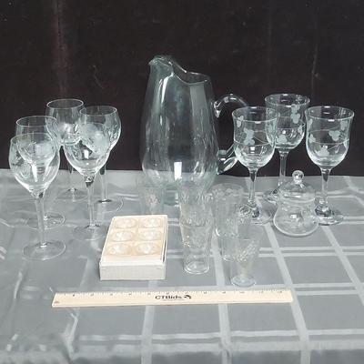 Etched Glass Collection 