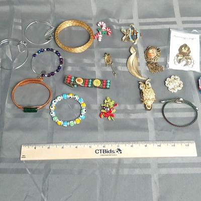 Assortment Of Brooches And Bracelets
