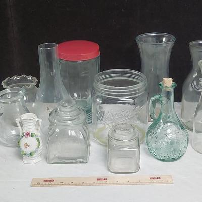 Various Glass Containers - Store Everything!