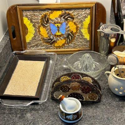 Serving Trays and Barware 