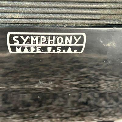 Vintage Excelsior Symphony Accordion w/ Rolling Hard Case 