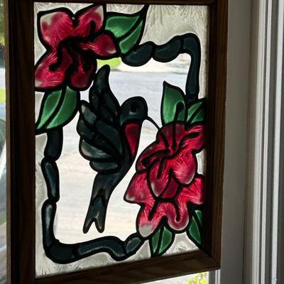 Hummingbird Stained Glass 