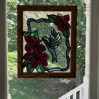 Hummingbird Stained Glass 