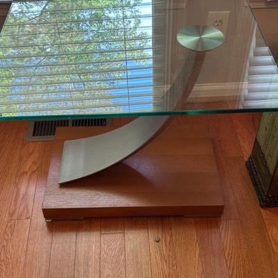 Gorgeous Glass Side Table 