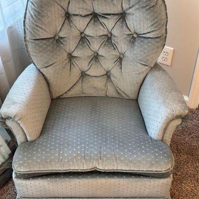Upholstered Arm Chair Set 