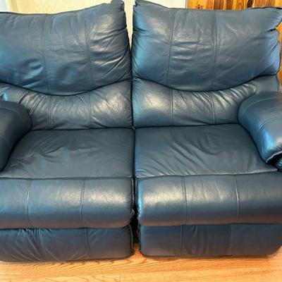 Leather Loveseat Recliner 