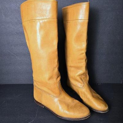Vintage Banana Republic Leather Boots - Size 8