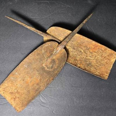 Nigerian Chamba Iron Hoe Currency - 15”