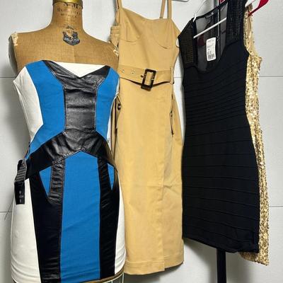 New with Tags Dresses - Bebe, Steve Madden & More - (sizes S-M)