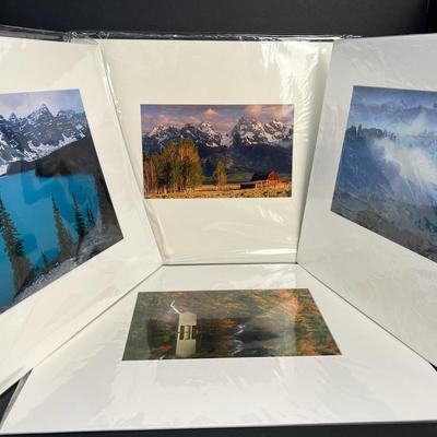 Chuck Bress Photographs: Color Landscapes - Mountains, Fall Foliage, Foggy Hills, Matted 16x20”