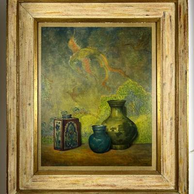 Alexander Cañedo Fire Bird Still Life Reproduction Print produced Rudolf Lesch Fine Arts