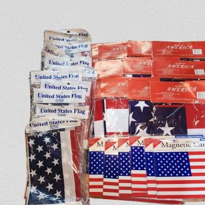 US flags