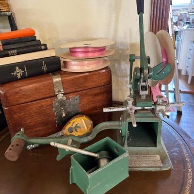 Emporium Capwell's bow making machine