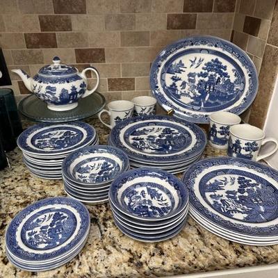 Johnson Bros willow pattern