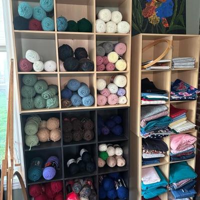 New skeins of yarn