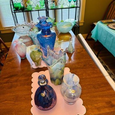 Many pieces of Murano