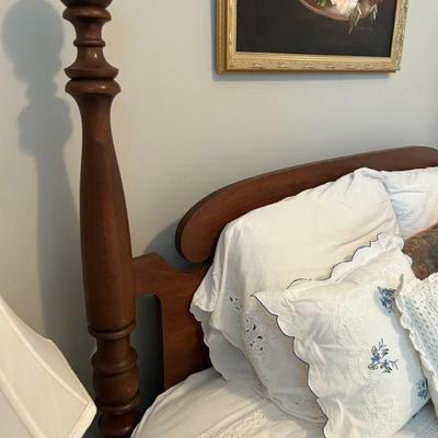 Queen size solid wood. 