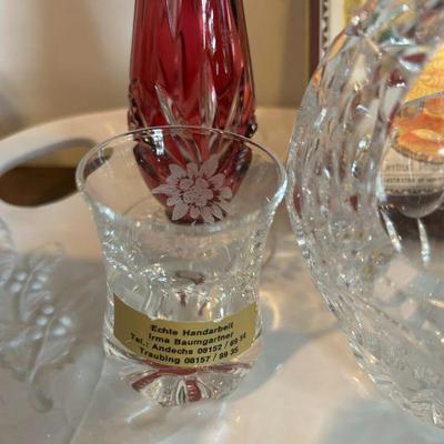 German Crystal votive 