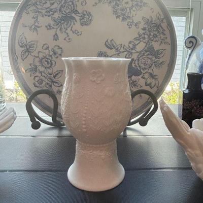 Antique Kaiser German bisque cadle stick 