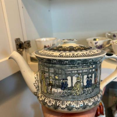 Antique Royal Doulton teapot, made in England. 