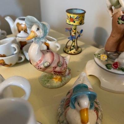 Beatrix Potter figurines by Royal Albert. Made in England. 