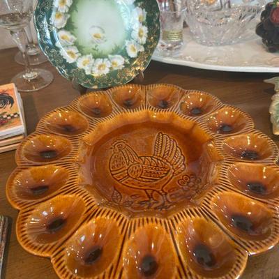 1970s Deviled egg tray. Made in California. 