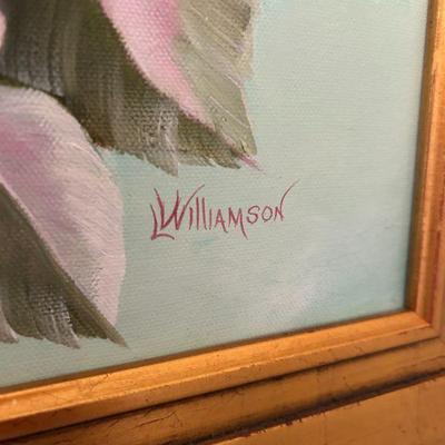 Signed L Williamson. 