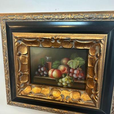 Original. Solid wood frame. 
