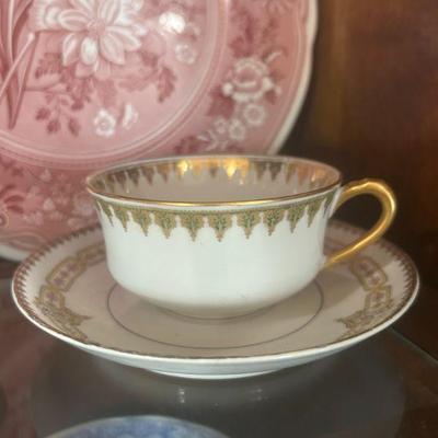 Haviland & Co. Limoges French porcelain 2 piece set. 