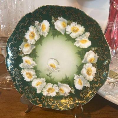 Antique Rosenthal German porcelain plate. "Madeline" pattern. 