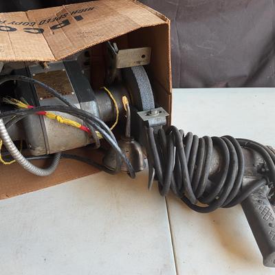 Hammer Drill & Bench Grinder 