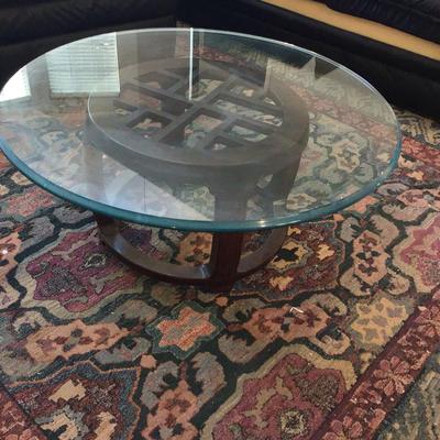 Round Glass Table