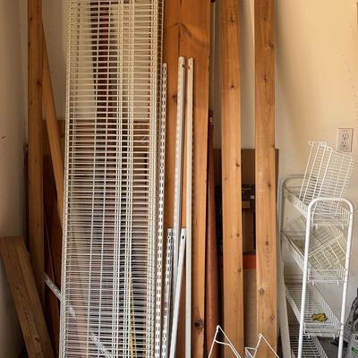 Wood Flooring, Wood And Shelves