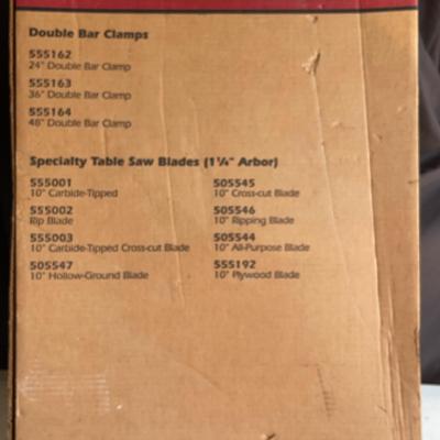 ShopSmith Double Bar Clamps NIB