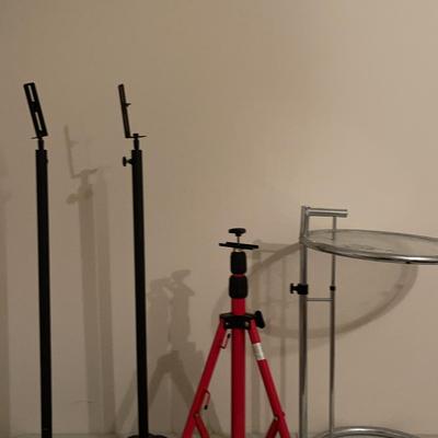 Stands And A Table
