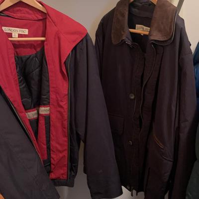 Men’s London Fog Jackets Size Large