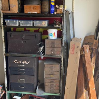 Garage Shelf And Tools