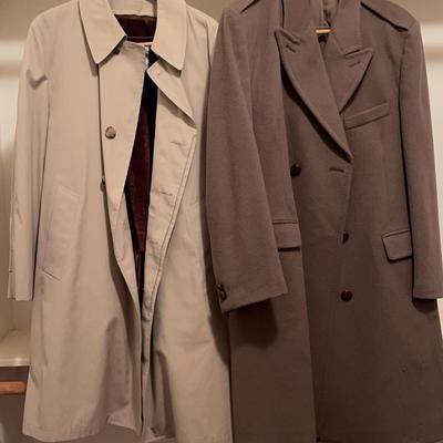 London Fog And Lands End Pure Wool Coats