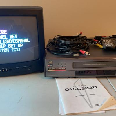 Sylvania TV & JVC DVD Player