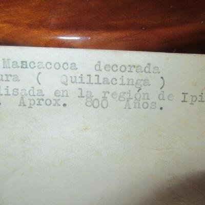 Hall provenance of bowl