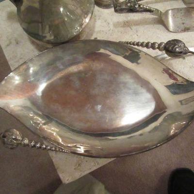 Hall silver dish