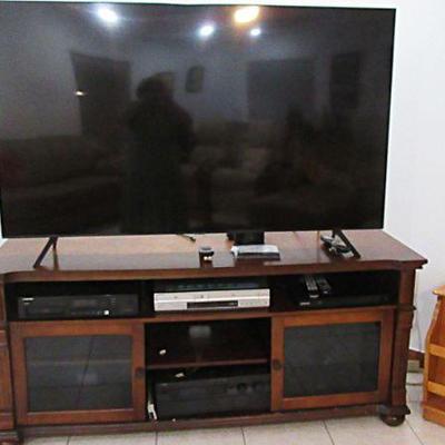 Hall 72 inch tv with stand and book rack