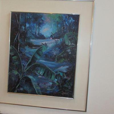 Hall night painting