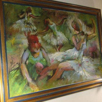 Hall painting of dancers