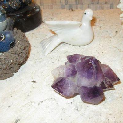 Hall amethyst and birds